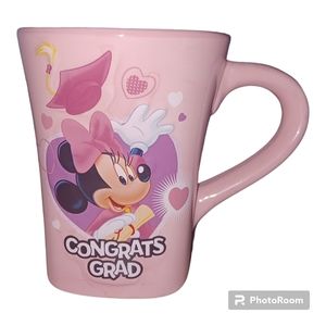 Kcare Disney Minnie Mouse Purple Pink Congrats Grad Graduation Coffee Cup Mug